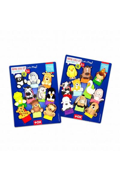 Tox 2 Set - 20 Pieces Wild Animals and Pets Finger Puppet T771 T781