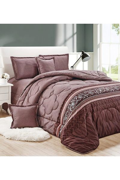 Generic Comforter Set 4 Piece Single Size Elegant Bedspread Lightweight Comforter Suitable for All Seasons
