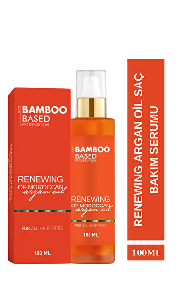 Bamboo Based Professional Renewıng Of Moroccan Argan Saç Bakım Oil 100ml