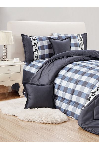 Generic Comforter Set 4 Piece Single Size Elegant Bedspread Lightweight Comforter Suitable for All Seasons