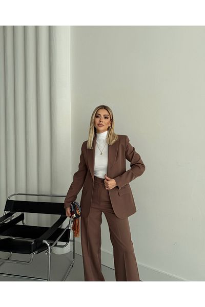 Vuntal BUTİK Blazer Suit Single Button Jacket Pants