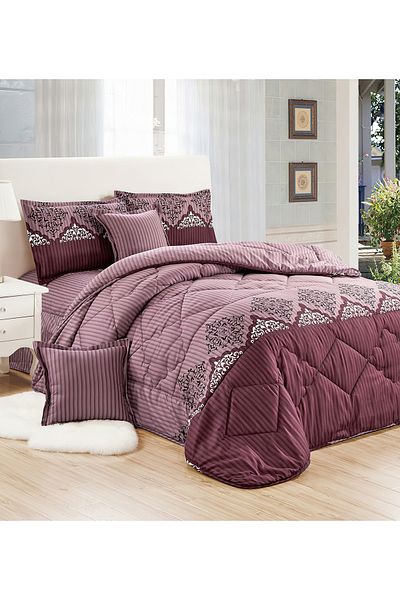Generic Comforter Set 4 Piece Single Size Elegant Bedspread Lightweight Comforter Suitable for All Seasons