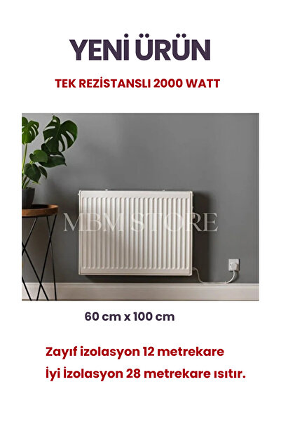 Maktek Elektrikli Soba Isıtıcı Lcd Ekranlı Yağlı Petek Isıtıcı Radyatör 60x100 Cm 2000 Watt *yeni*