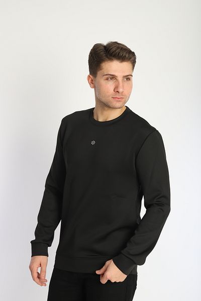 NEED LİFE Men's Basic O Neck Comfortable Form Scuba Fabric Sweatshirt