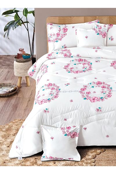 Generic Comforter Set 4 Piece Single Size Elegant Bedspread Lightweight Comforter Suitable for All Seasons