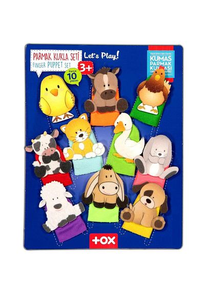 Tox 10 Pieces Pets Finger Puppet - Educational Toy T771