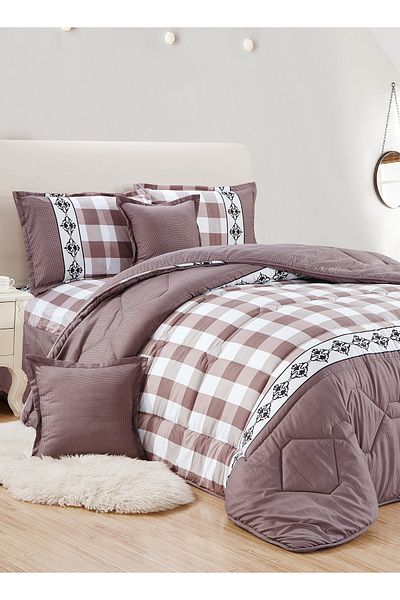 Generic Comforter Set 4 Piece Single Size Elegant Bedspread Lightweight Comforter Suitable for All Seasons