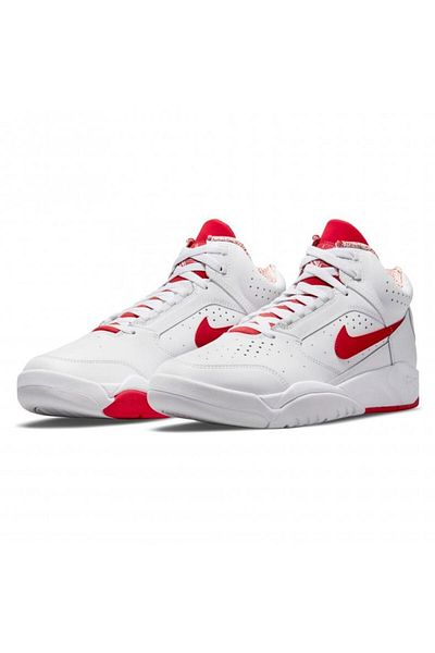 Nike حذاء سكوتي بيبن وايت University Red Air Flight Lite Mid لكرة السلة - DJ2518-101