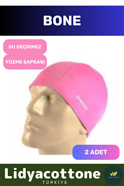 Lidyacottone Сilikonový plavecký čepec s lycra a silikonovým okrajem, vodotěs...