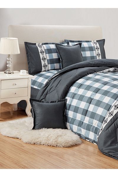 Generic Comforter Set 4 Piece Single Size Elegant Bedspread Lightweight Comforter Suitable for All Seasons