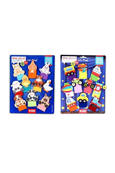 Tox 2 Set - 20 Pieces Vehicles and Pets Finger Puppet T772 T181