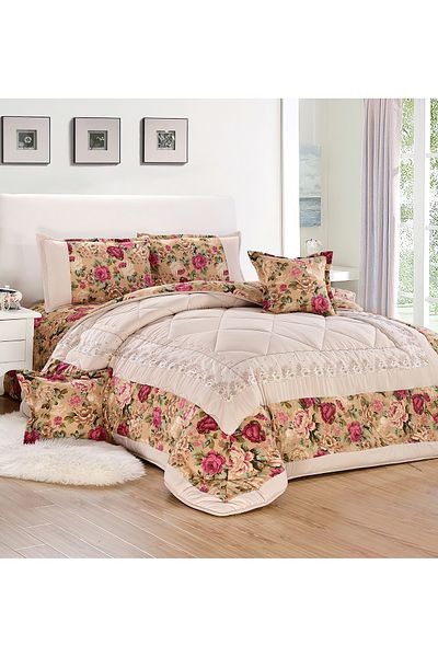 Generic Comforter Set 4 Piece Single Size Elegant Bedspread Lightweight Comforter Suitable for All Seasons