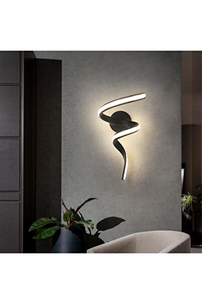 ABAJUR EVİM Pırıltı Beyaz Ledli Duvar Aplik