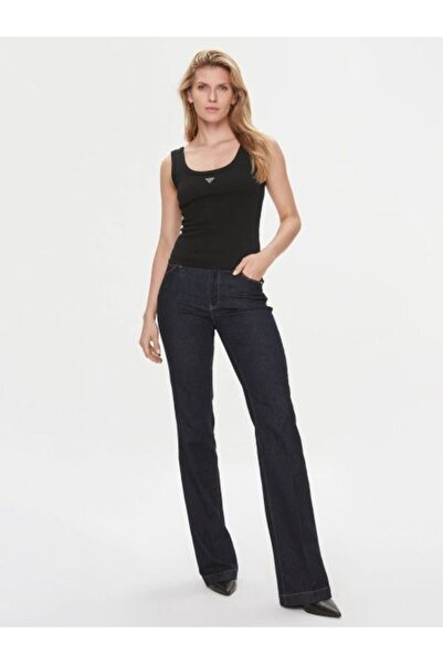 Guess Polo Yaka Siyah Kadın Büstiyer W3YP68KA0H1-JBLK