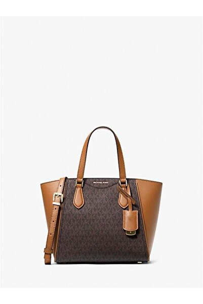 Michael Kors Taryn Small Signature Logo and Leather Convertible Crossbody Bag 32F4Gtbc1B