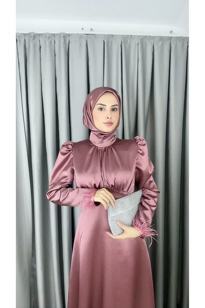 MOOLİSA Rochie de seară Sare Dusty Rose