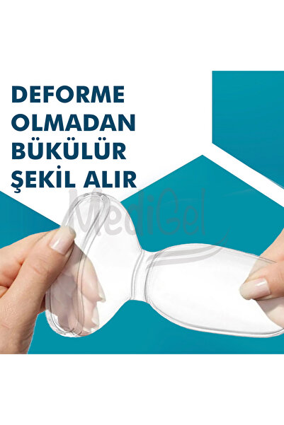 MediGel MG11 - Topuk Ve Ökçe Koruma | Ayakkabı Vurma Önleyici, Numara Daraltma, Yastıklama, Yapışkanlı Jel