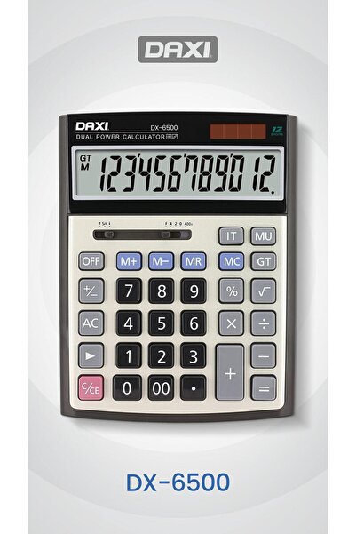 Daxi Dx-6500 Büyük Boy Hesap Makinesi , 14x19 Cm
