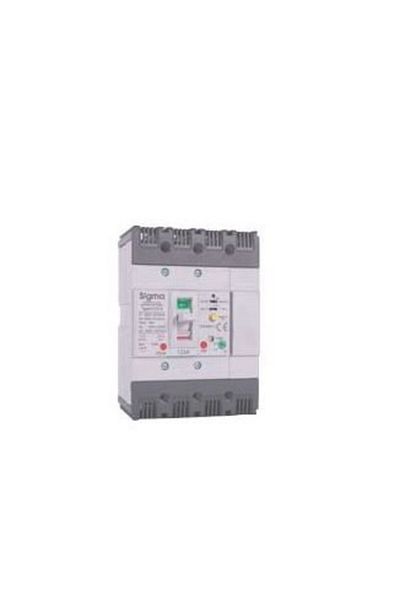 Sigma 4J125 125A - Ag Circuit Breaker with Thermal Adjustment and Leak Axle Detection (with Release Coil)