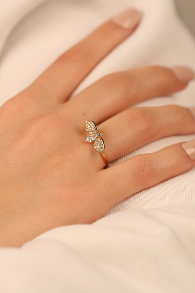 Çgk Çiğdem Gürel Kuyumculuk Arı Model Altın Yüzük