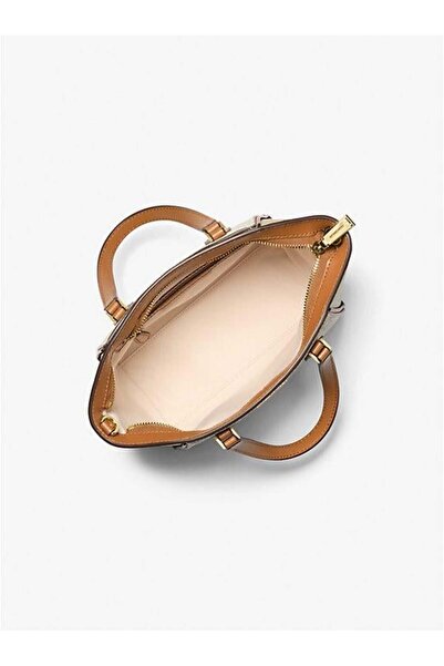 Michael Kors Taryn Small Signature Logo and Leather Convertible Crossbody Bag 32F4Gtbc1B