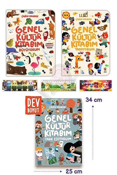 Sincap Kitap Genel Kültür Kitabım - Fark Ediyorum Büyüyorum Tanıyorum (0-12 Ay)