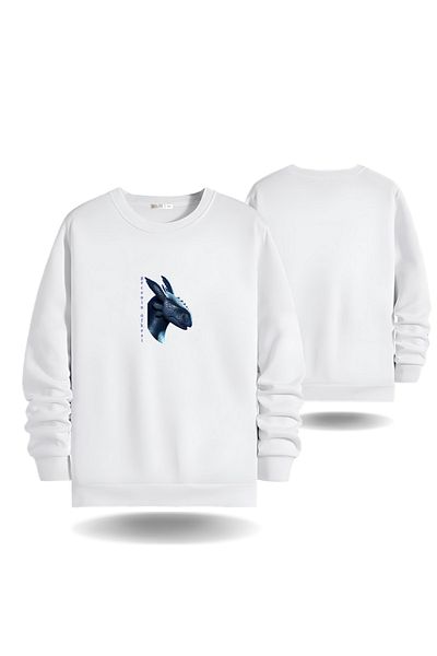 Gölge Store Ανδρικό φούτερ Dragon Valentine Crew Neck Slimfit 7002E