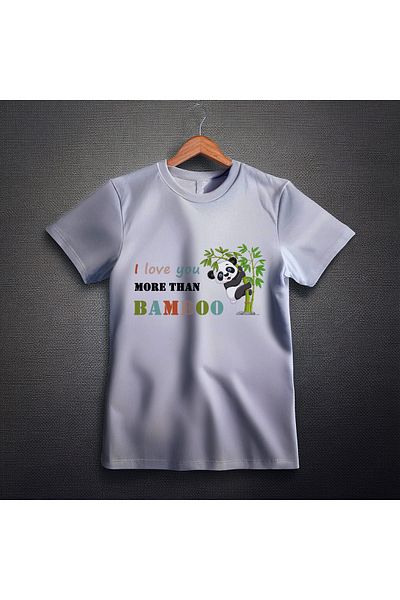 Ozzy Ψηφιακό μπλουζάκι με μοτίβο Panda Unisex
