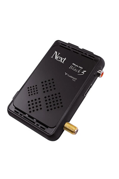Next HD Black 3 Full HD Uydu Alıcısı, TKGS  Uyumlu, HDMI, USB,  Baristrend