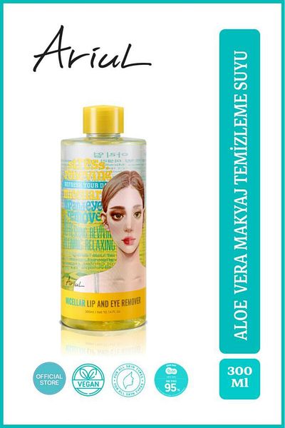 Ariul 300 ml Aloe Vera Stress Relieving Micellar Water - Lip and Eye Cleansing