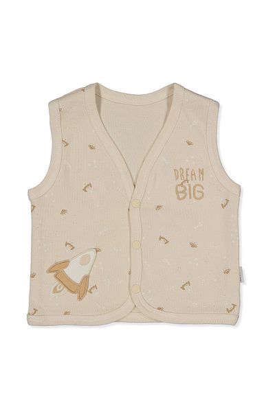 Bebetto Interloq Vest Printed - Dream Big T3862