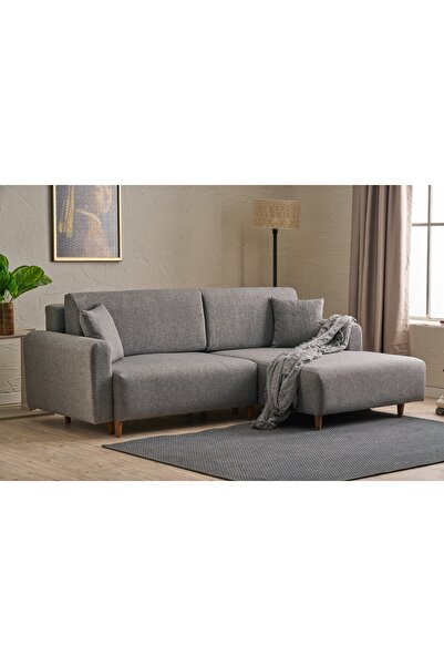 Vivense MANE YATAKLI KÖŞE KOLTUK, GRİ, SAĞ KÖŞE