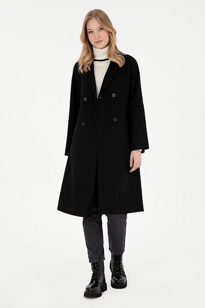 U.S. Polo Assn. Women's Black Stamp Coat 50291521 -Vr046