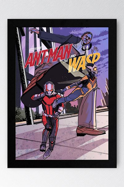 Saturn Pictură înrămată Ant Man și The Wasp - Poster Ant-Man Marvel