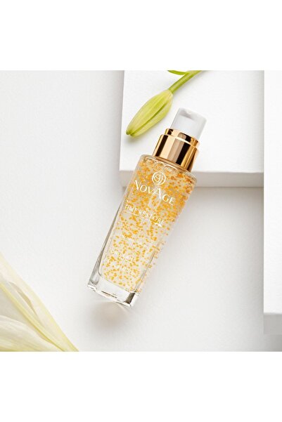 Oriflame سيروم نوفادج تايم ريستور للبشرة الناضجة مع حبيبات ذهبية اللون