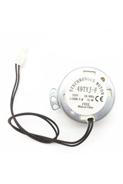 Hobi Mekatronik Ac Senkron Motor TYC-50 AC 220V 4W 15-18 Rpm Cw-Ccw