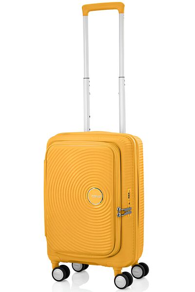 American Tourister CURIO BOOK OPENING   HARD SPINNER  55 CM SET GOLDEN YELLOW