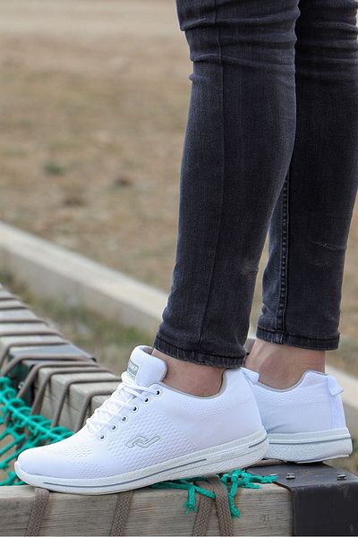 Jump Ανδρικά αθλητικά παπούτσια Casual White Comfort Sole B2 24938rswhite