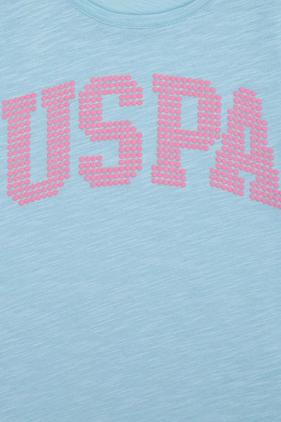 U.S. Polo Assn. Tricou albastru deschis pentru copii 50218896 -VR007