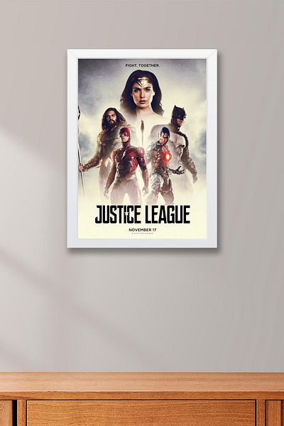Saturn Pictură înrămată Justice League - Pictură poster DC Justice League