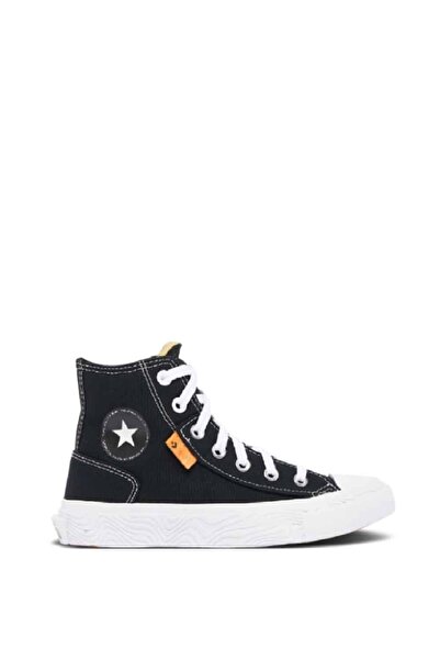 Converse A04396C Chuck Taylor Alt Star High GS Far From Chuck Kadın Siyah Sneaker Günlük Spor Ayakka
