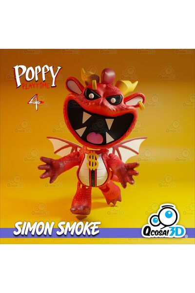 Giftbox3d POPPY PLAYTIME 4 SIMON SMOKE HAREKETLİ FİGÜR 15CM