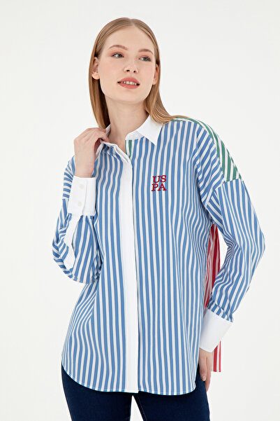 U.S. Polo Assn. Cămașă cu mânecă lungă Saks pentru femei 50291073-VR032