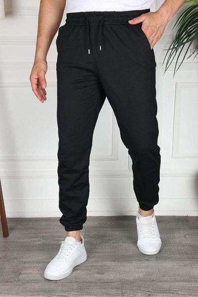 EXSPORT Pantaloni de sport unisex slim fit cu picioare elastice