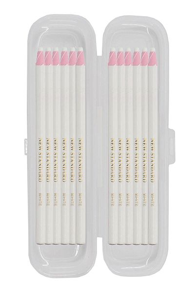 ekoset String Pen, Grease Wax Pen, China Marker White 12 Pieces