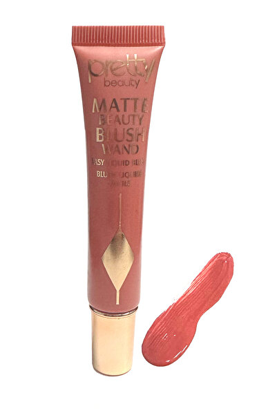 Pretty Beauty Matte Blush Wand Likit Allık Blush Kolay Uygulama