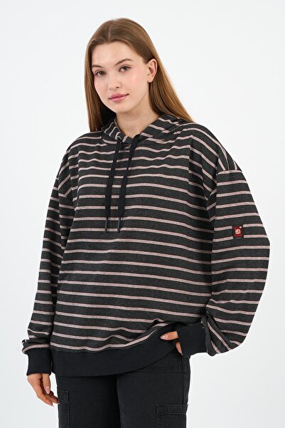 ALEXANDERGARDI Striped Hooded Sweatshirt (Unx-00242-Wn)