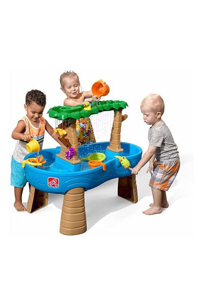 Step 2 Step2 Tropical Rainforest Water Table, Indoor and Outdoor, Sensory Playset and Activity Toy