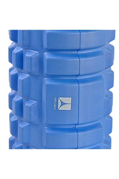 Rebuwo Rolă de masaj Pilates de intensitate medie de înaltă densitate - Rolă de yoga cu zimță