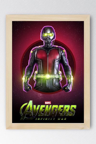 Saturn Pictură înrămată Ant Man - Pictură poster Avengers Marvel